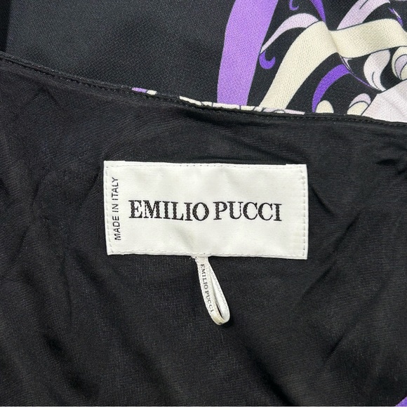 EUC Emilio‎ Pucci Asymmetrical Sheath Dress Womens 6 - Picture 8 of 10